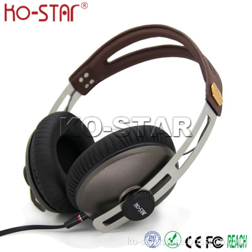 Most Popular Wholesale Best Driver Super Sound Music Retro Headphone with In-line Microphone or Detachable Microphone